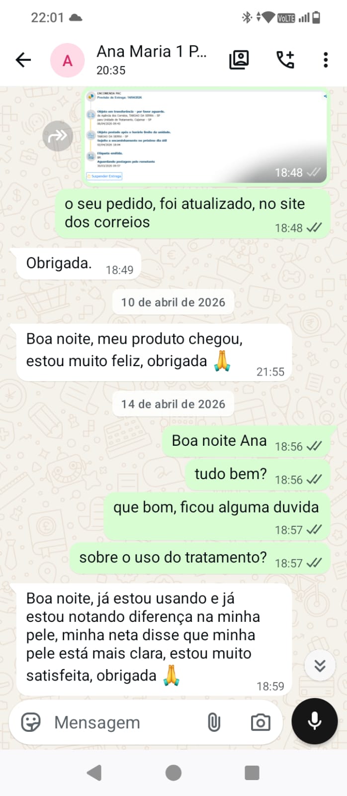 Feedback WhatsApp 8