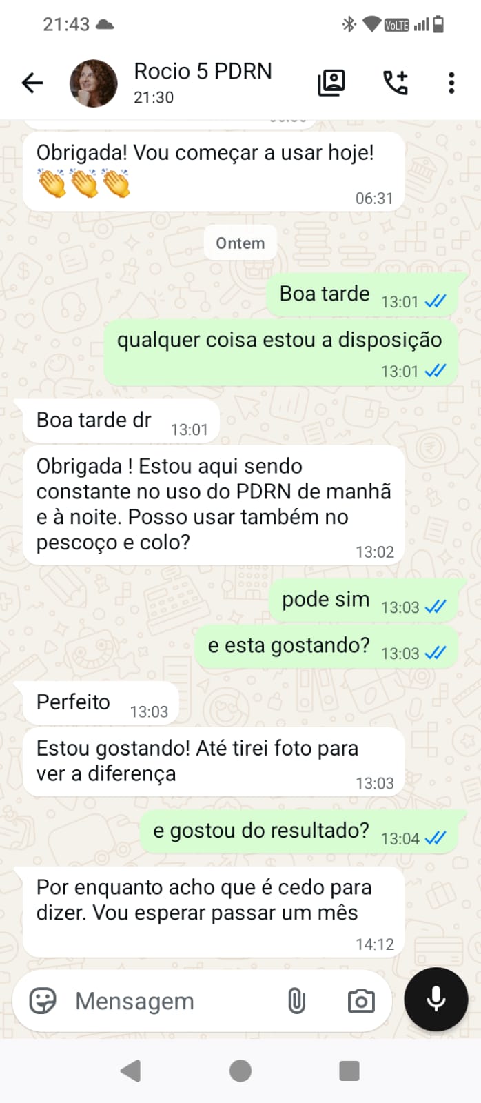 Feedback WhatsApp 17