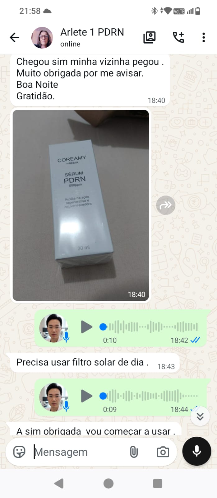 Feedback WhatsApp 19